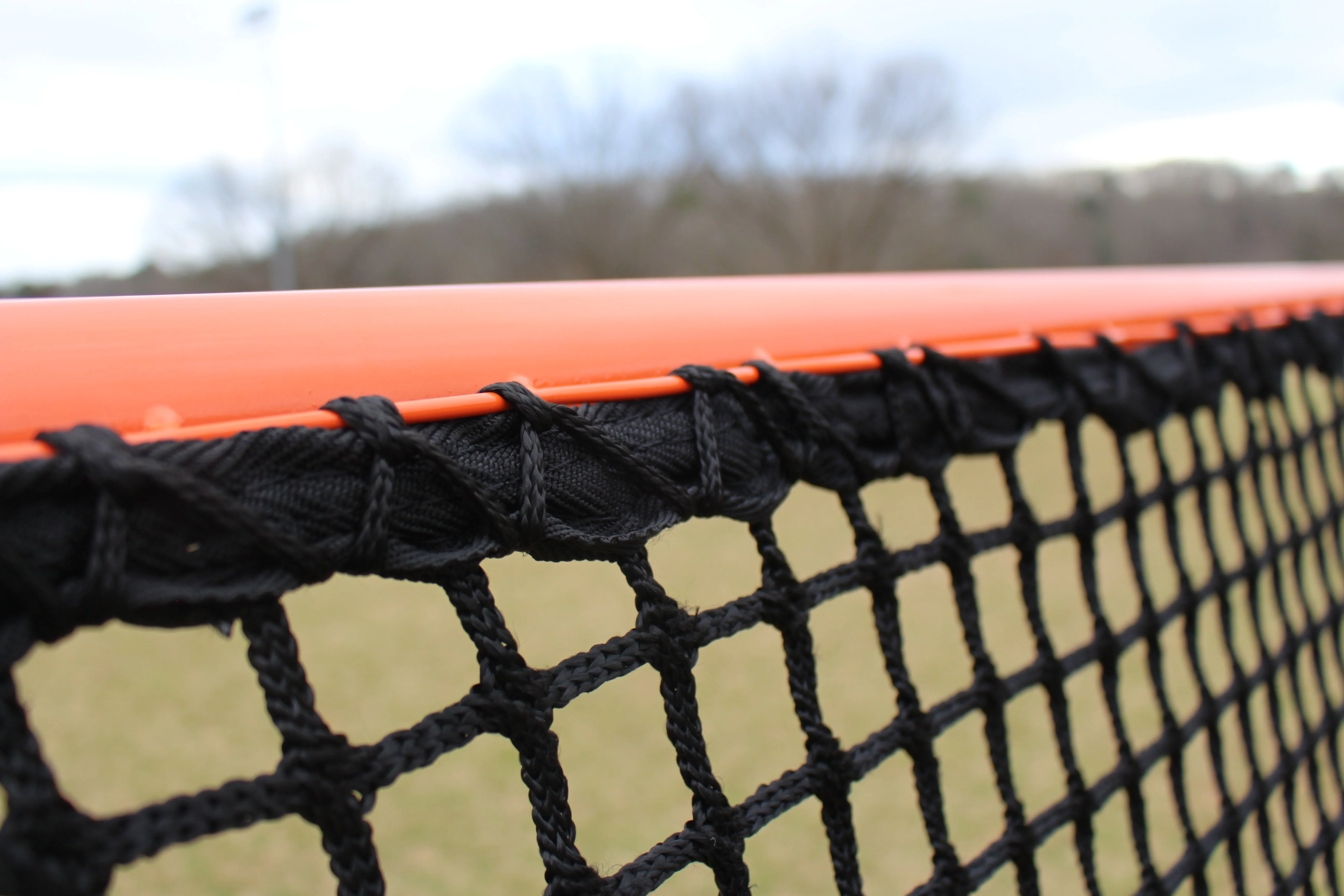 6mm College/High School Lacrosse Net, 6'x6'x7', Available in White & Black, Includes 120 ft. of Lacing Cord & Bungees, By Crankshooter® - Free Shipping - Image 7