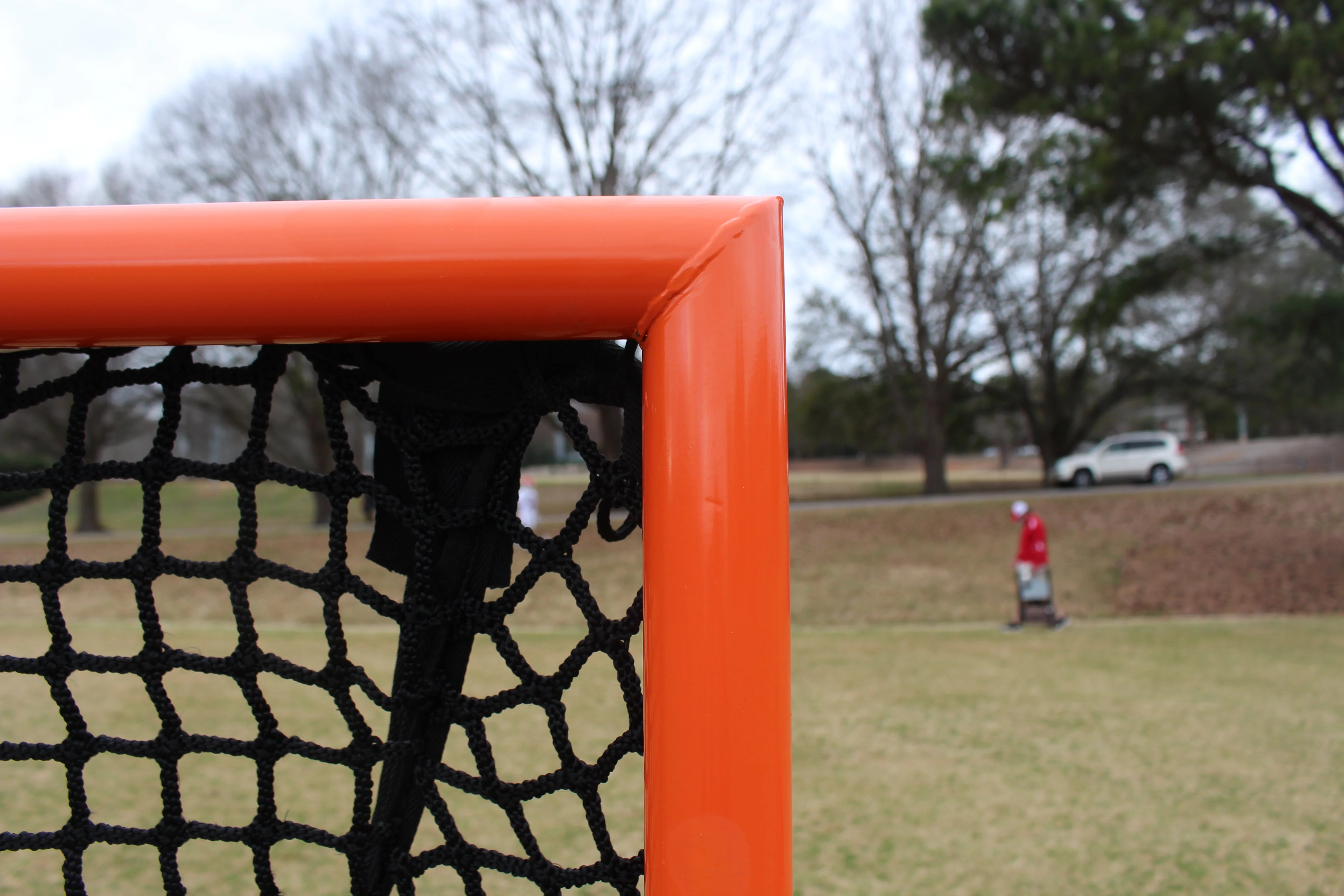 6mm College/High School Lacrosse Net, 6'x6'x7', Available in White & Black, Includes 120 ft. of Lacing Cord & Bungees, By Crankshooter® - Free Shipping - Image 8