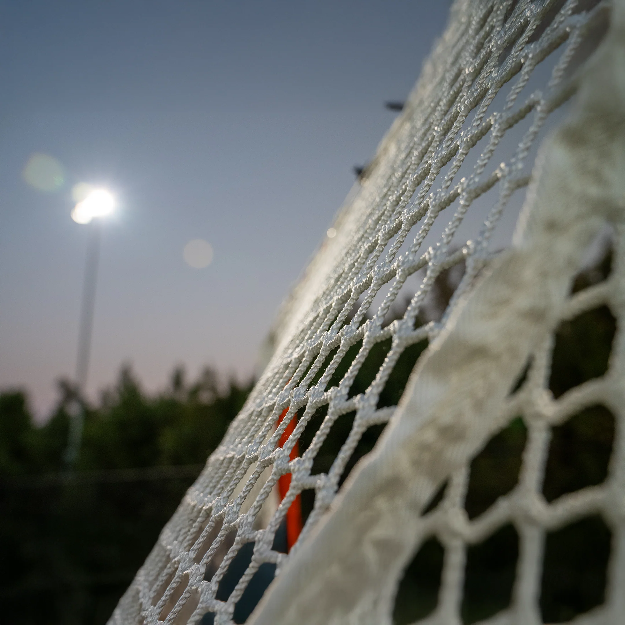 6mm College/High School Lacrosse Net, 6'x6'x7', Available in White & Black, Includes 120 ft. of Lacing Cord & Bungees, By Crankshooter® - Free Shipping - Image 5